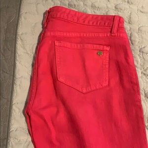 Hot pink kate spade jeans